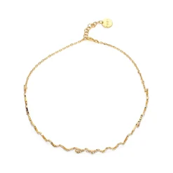 MARNI Symbol & Rhinestone Pave Choker Necklace