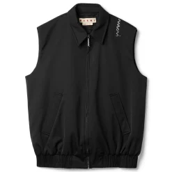 MARNI Taffeta Bomber Vest