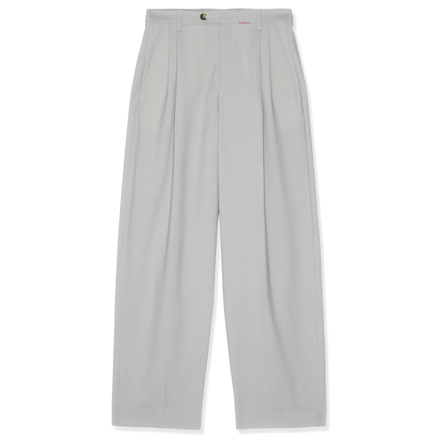 MARNI Tropical Wool Pleated Trousers