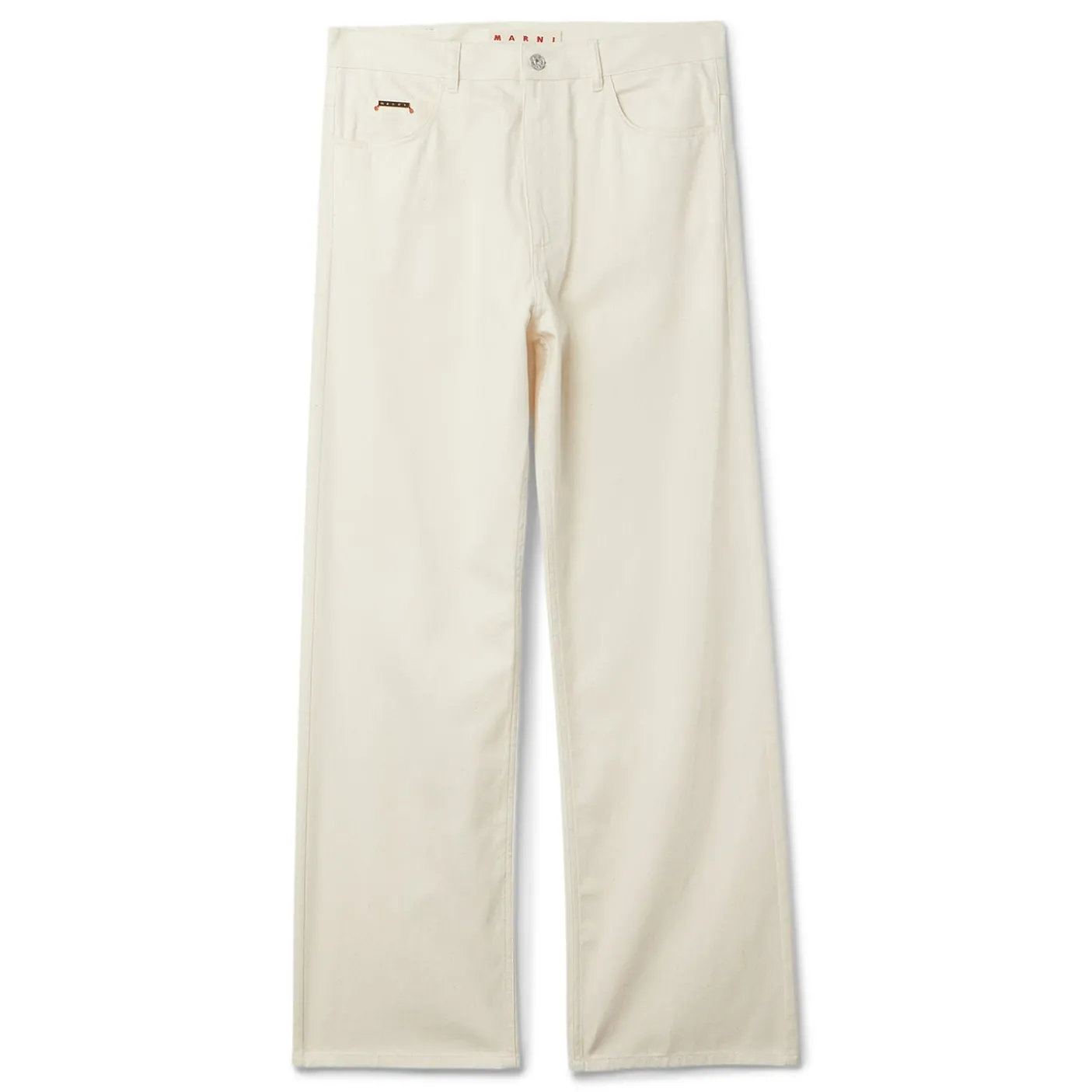 MARNI Trunkaroo Plaque Denim Wide Leg Jeans