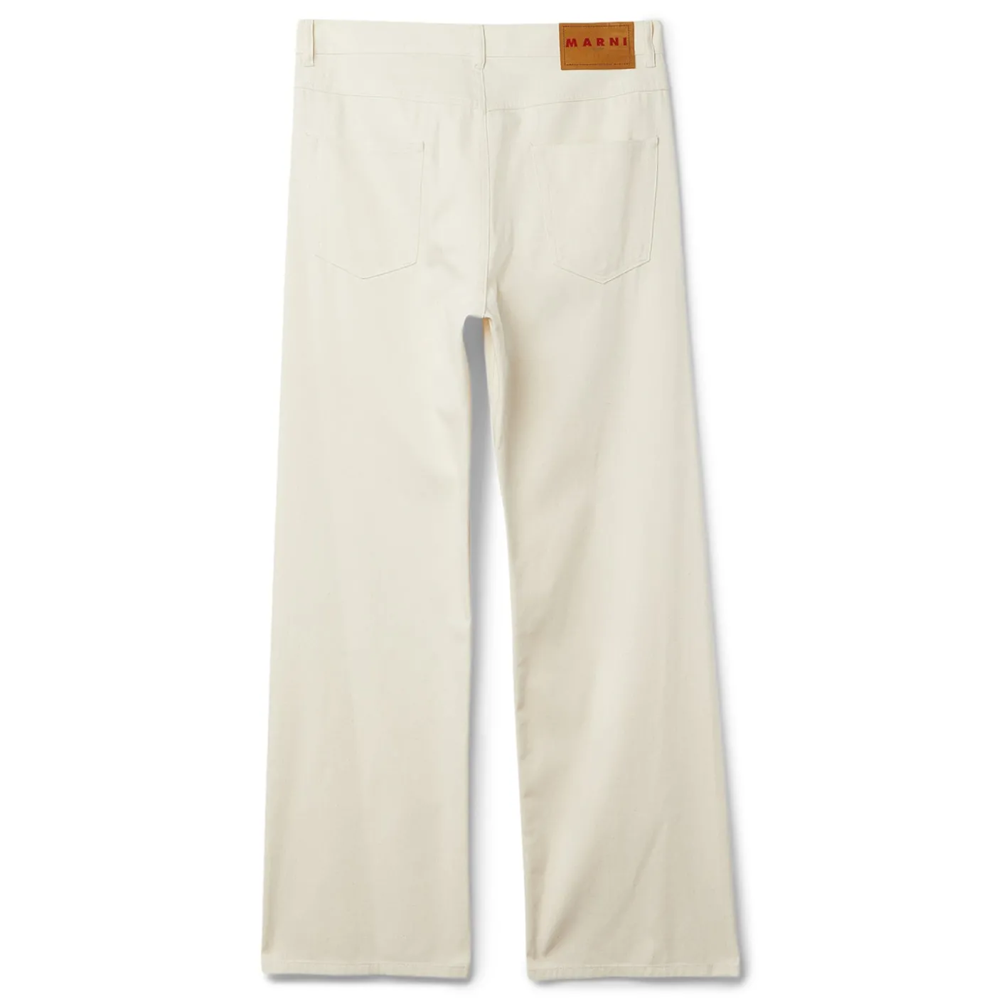 MARNI Trunkaroo Plaque Denim Wide Leg Jeans