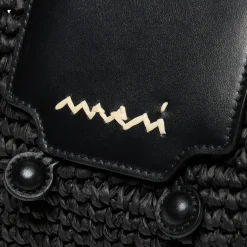 MARNI Trunkaroo Raffia-Effect Small Beach Bag