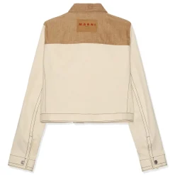 MARNI Womens Bio Denim Trucker Jacket