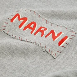 MARNI Womens Logo Zip Up Sweatshirt