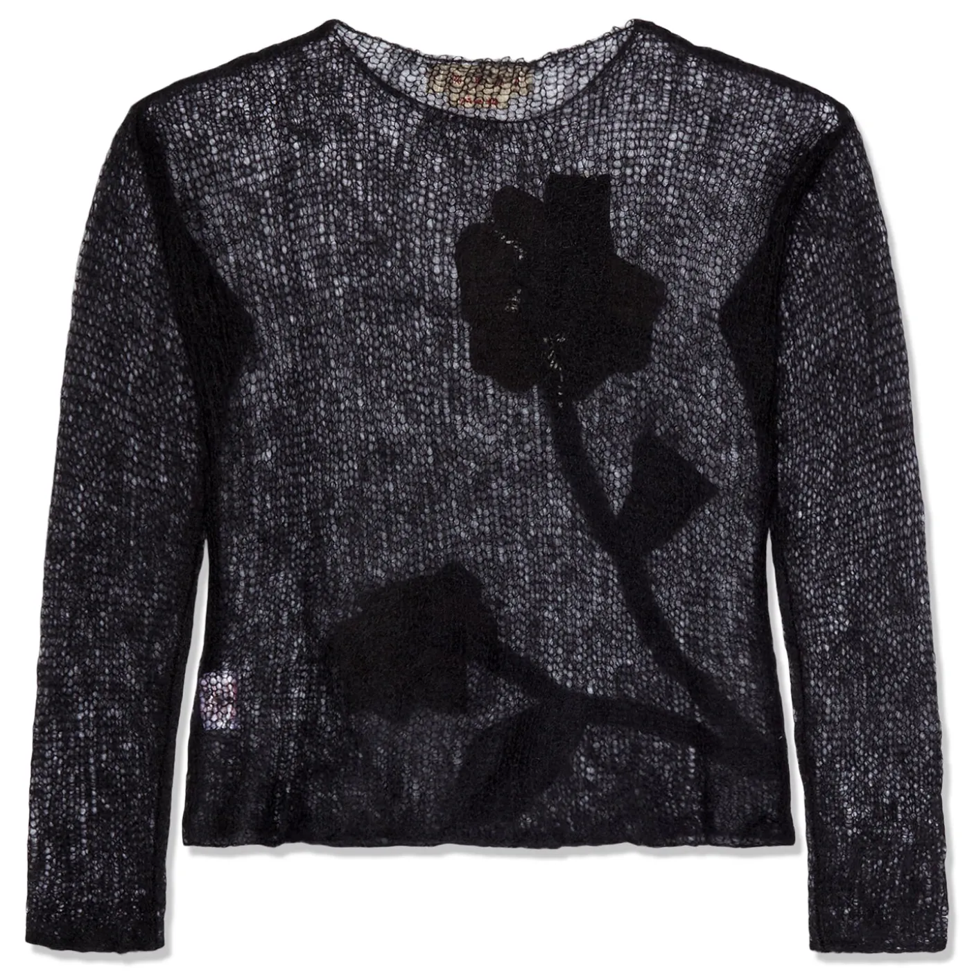 MARNI Womens Striped Mohair Sweater