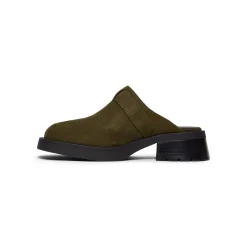 Miista Aroa Kakhi Suede Mules