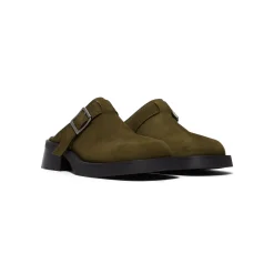 Miista Aroa Kakhi Suede Mules