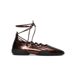 Miista Averie Metallic Brown Ballerinas