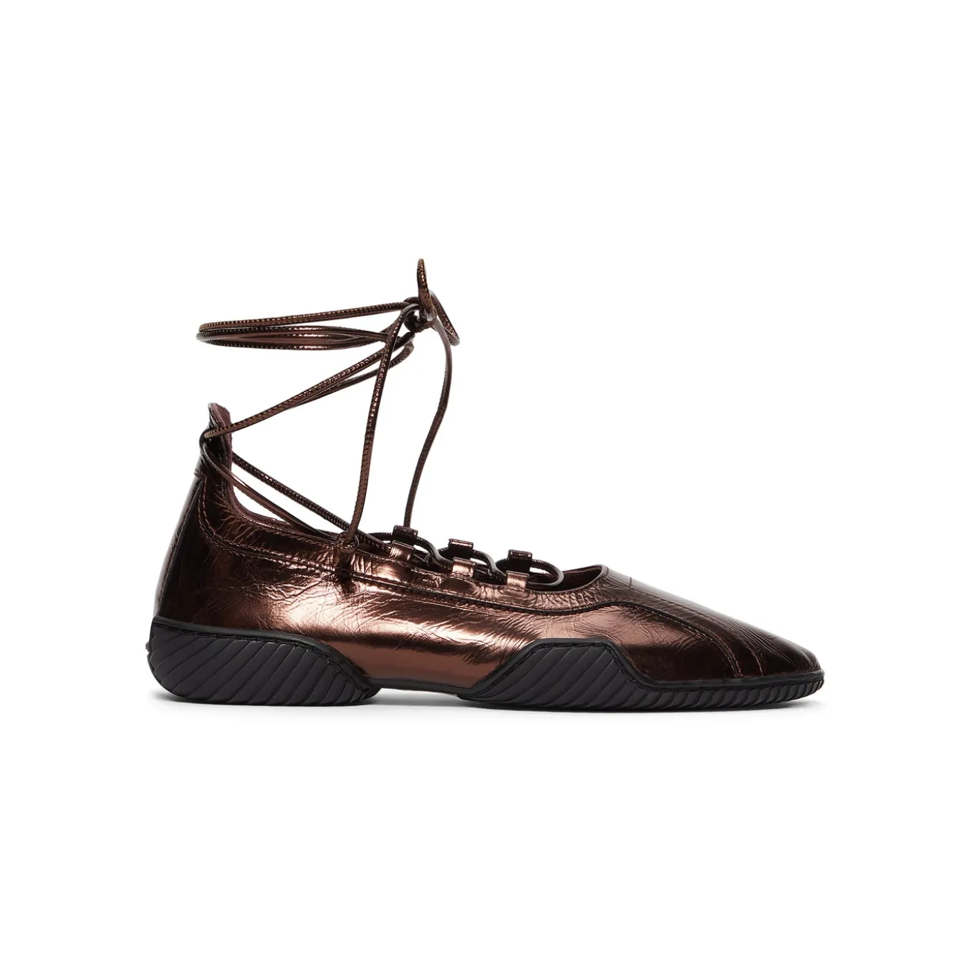 Miista Averie Metallic Brown Ballerinas