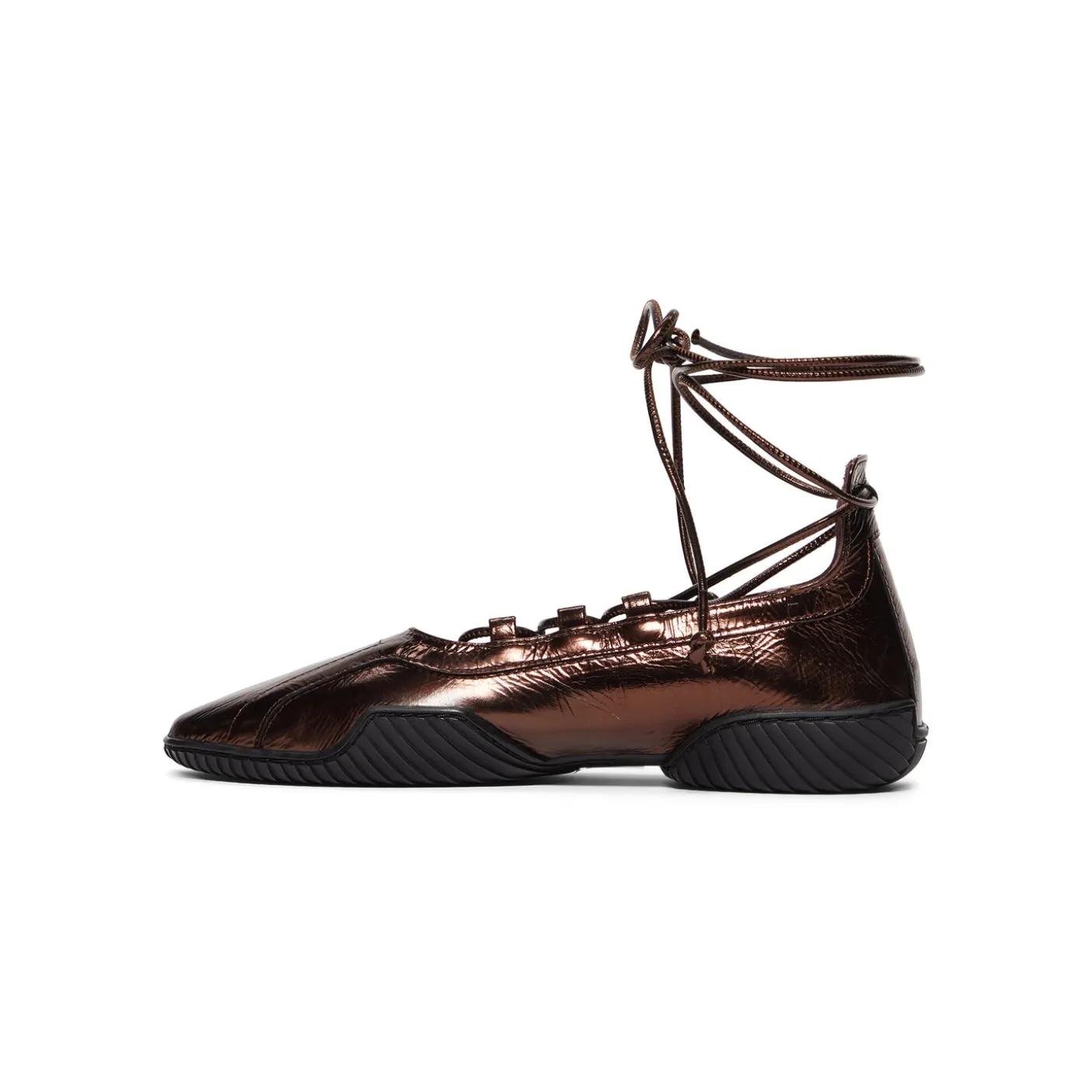 Miista Averie Metallic Brown Ballerinas