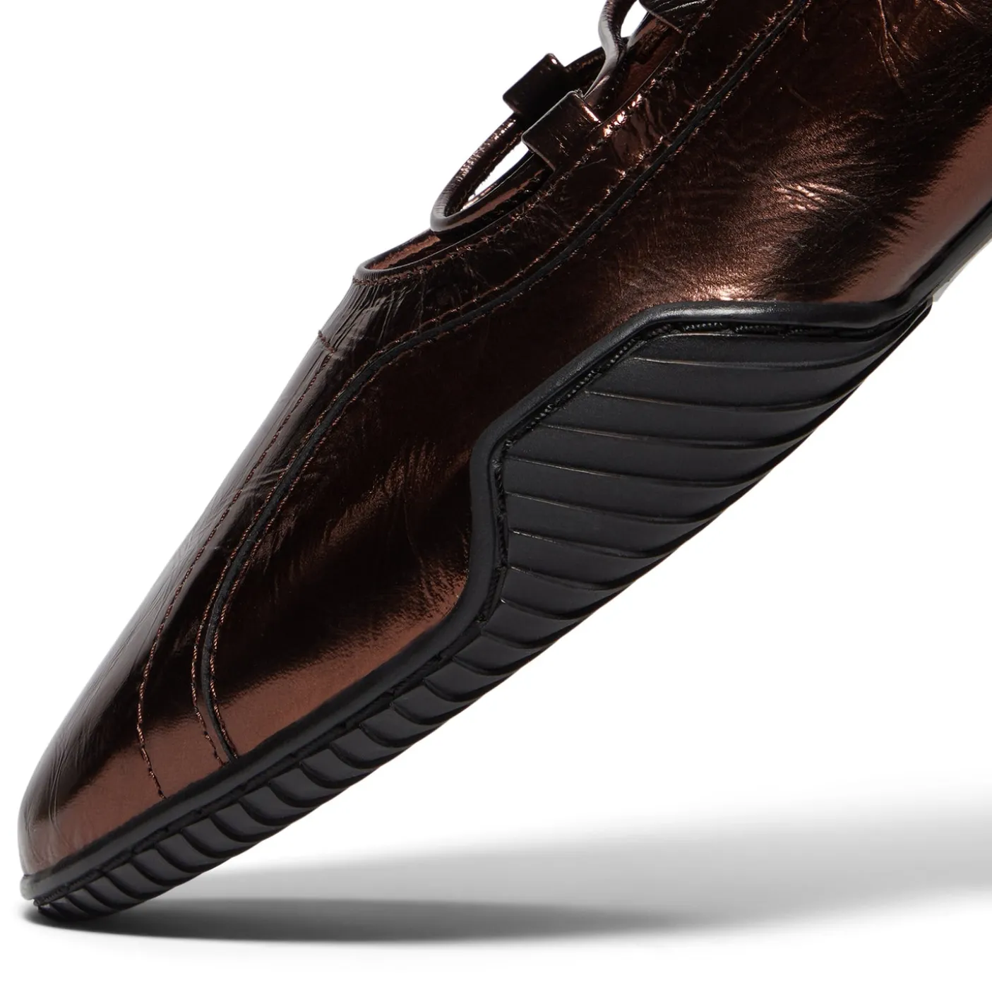 Miista Averie Metallic Brown Ballerinas