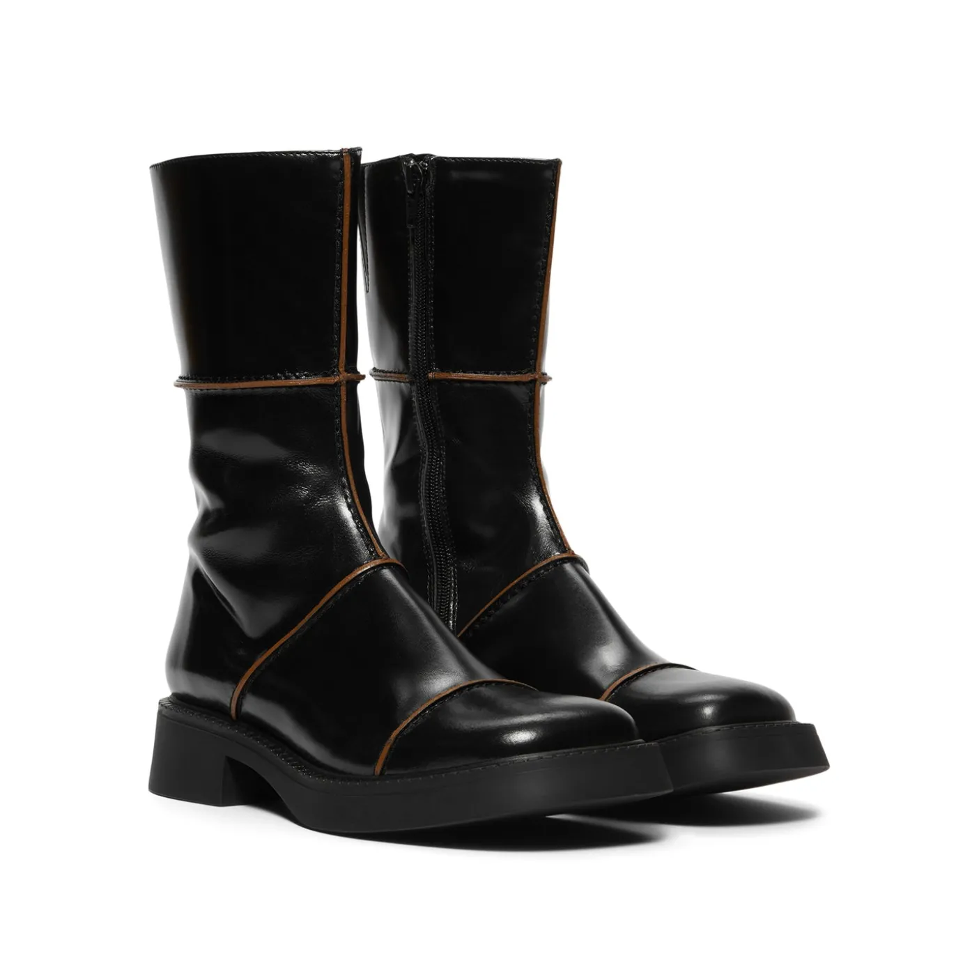 Miista Dahlia Black Ankle Boots