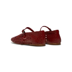 Miista Yeida Dark Red Baillerinas