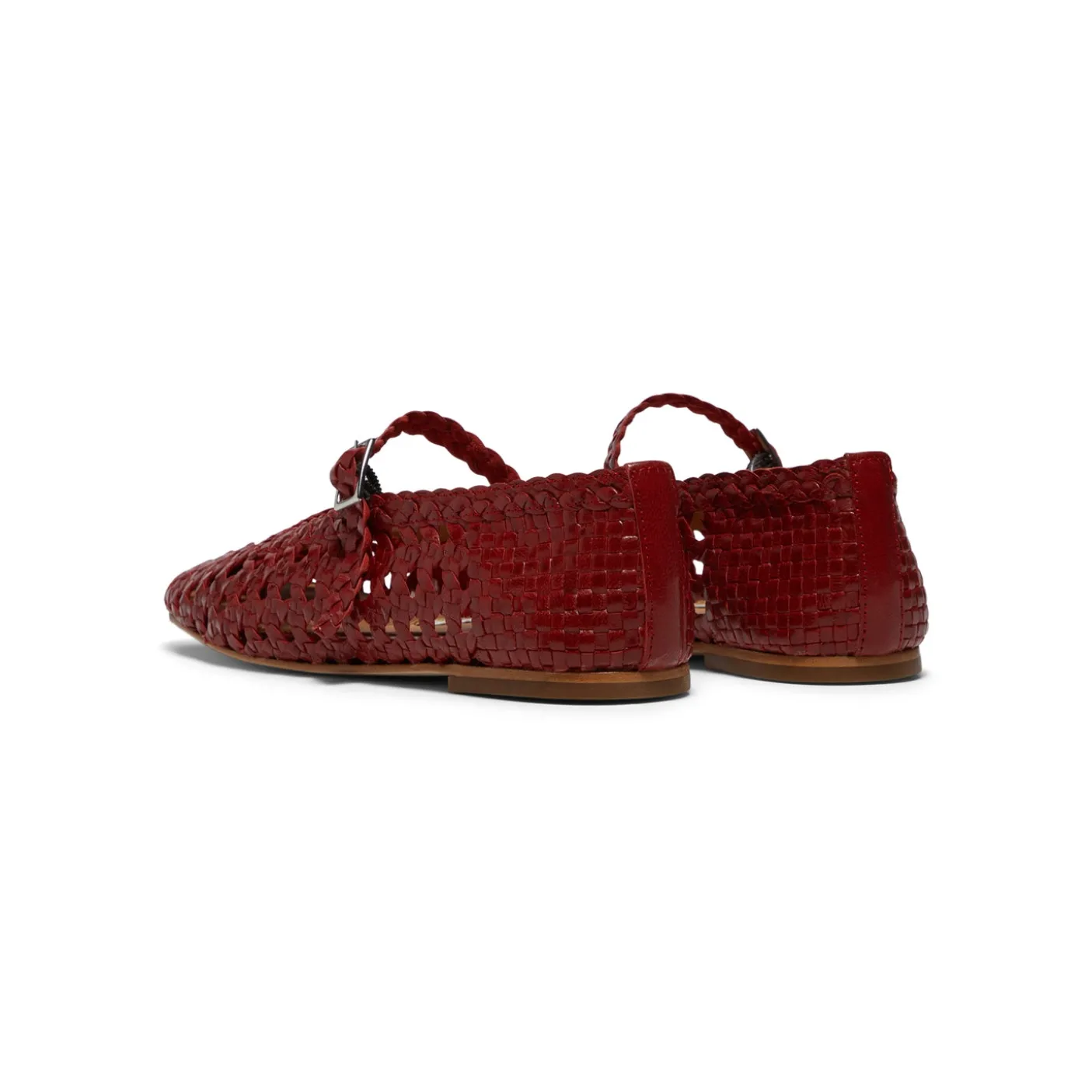 Miista Yeida Dark Red Baillerinas