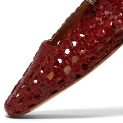 Miista Yeida Dark Red Baillerinas