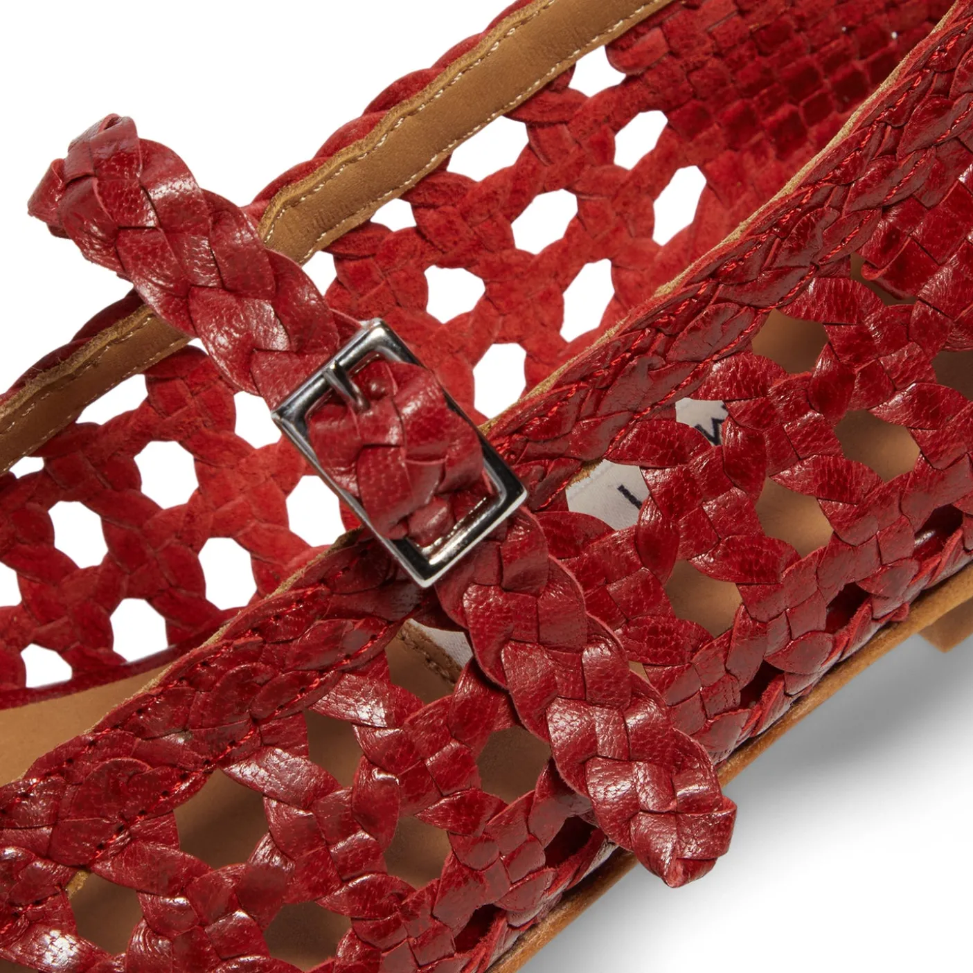 Miista Yeida Dark Red Baillerinas