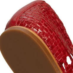 Miista Yeida Dark Red Baillerinas