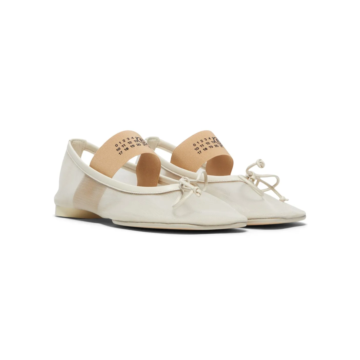 MM6 Maison Margiela Anatomic Numeric Ballerinas