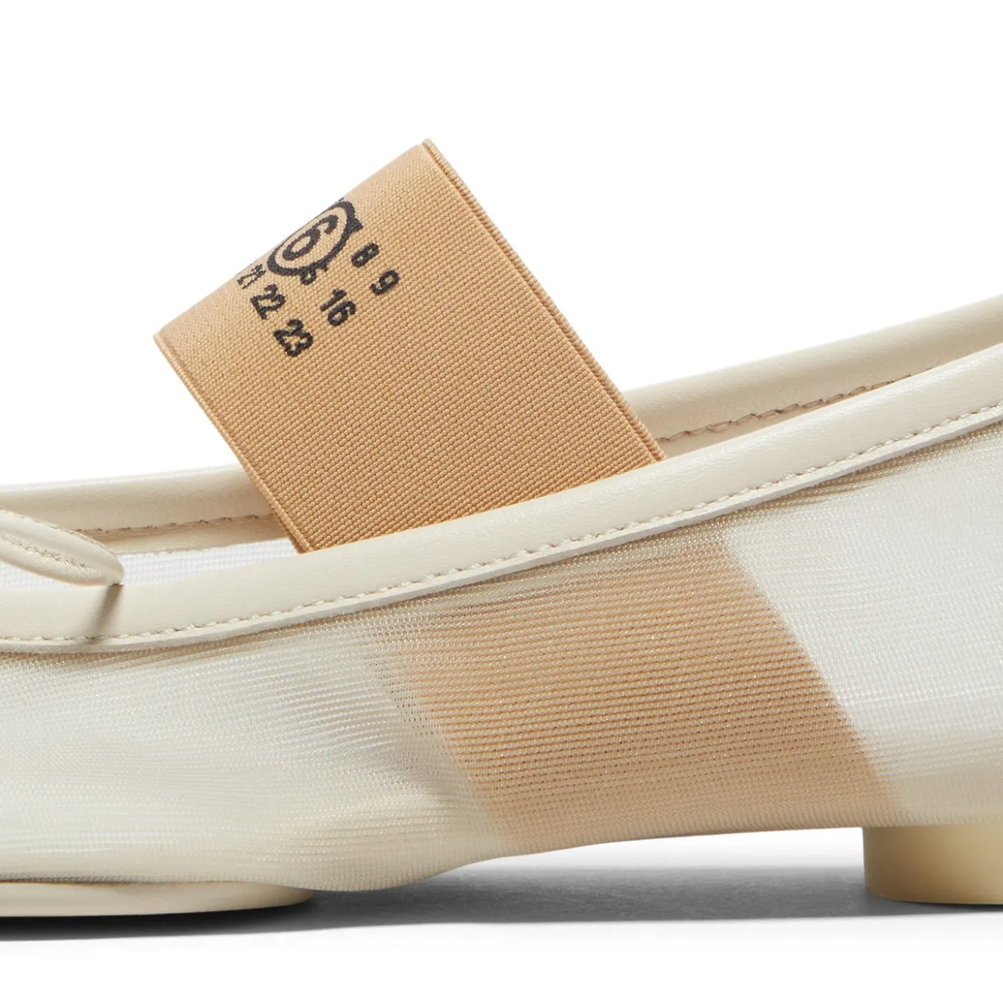 MM6 Maison Margiela Anatomic Numeric Ballerinas
