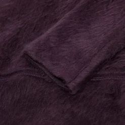 MM6 Maison Margiela Fur-Effect Midi Dress