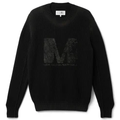 MM6 Maison Margiela M Logo Knitted Sweater