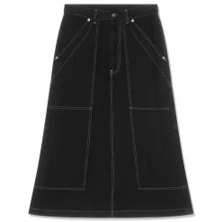MM6 Maison Margiela Midi Denim Skirt
