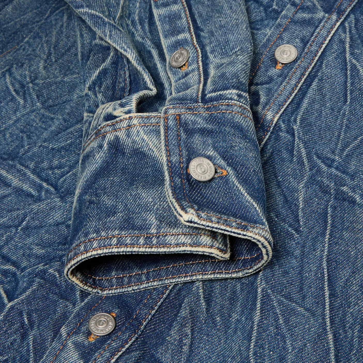 MM6 Maison Margiela Pittsburgh Crease Denim Shirt