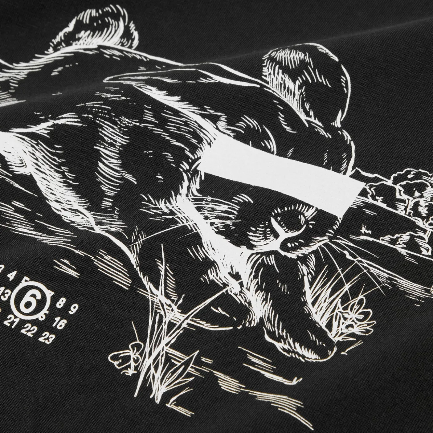 MM6 Maison Margiela Rabbit Print T-Shirt