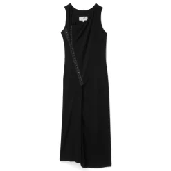 MM6 Maison Margiela Womens Asymmetric Draped Dress