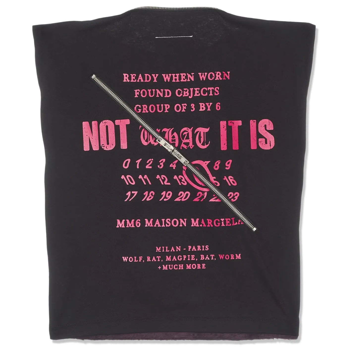 MM6 Maison Margiela Zip Slip Top