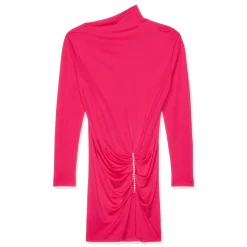Moschino Jeans Asymmetric Embellished Mini Dress