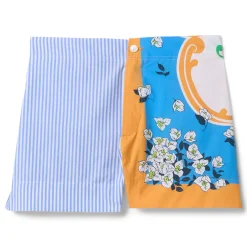 Moschino Jeans Striped Poplin Shorts