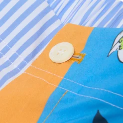 Moschino Jeans Striped Poplin Shorts