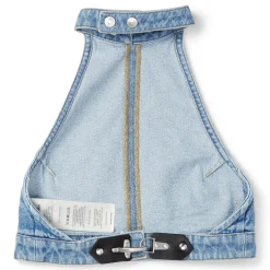 Nanushka Arina Denim Top