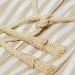 Nanushka Nevada Striped Belted Linen Pants