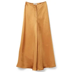 Nanushka Zaniah Crinkled Satin Wide-Leg Pants