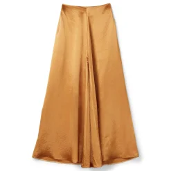 Nanushka Zaniah Crinkled Satin Wide-Leg Pants