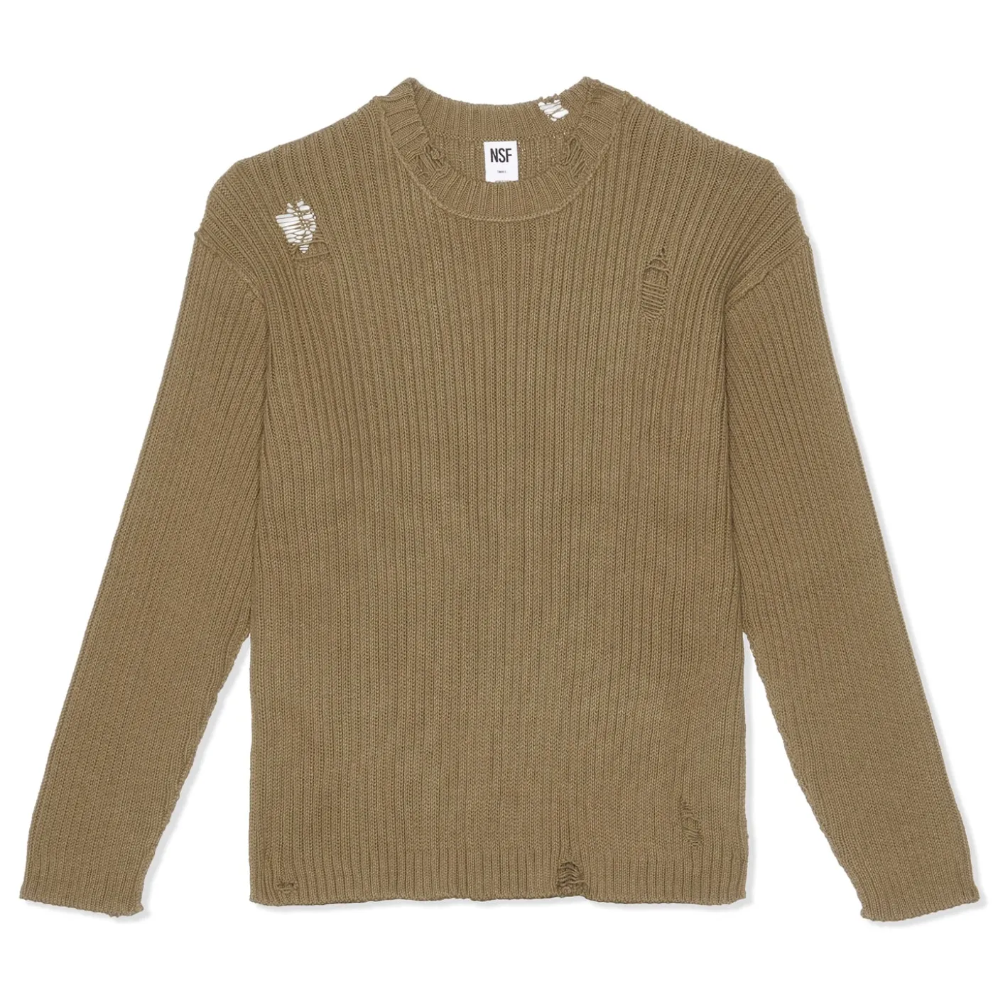 NSF Womens FREDDY Ripped Crew Sweater