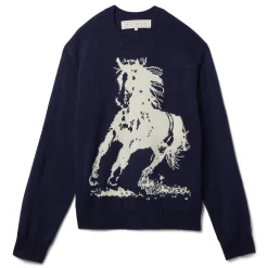 One of These Days Running Horse Knit Sweater