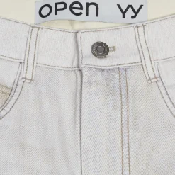 OPEN YY Patchwork Effect Loose Bootcut