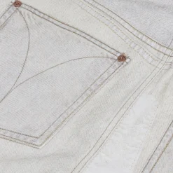 OPEN YY Patchwork Effect Loose Bootcut