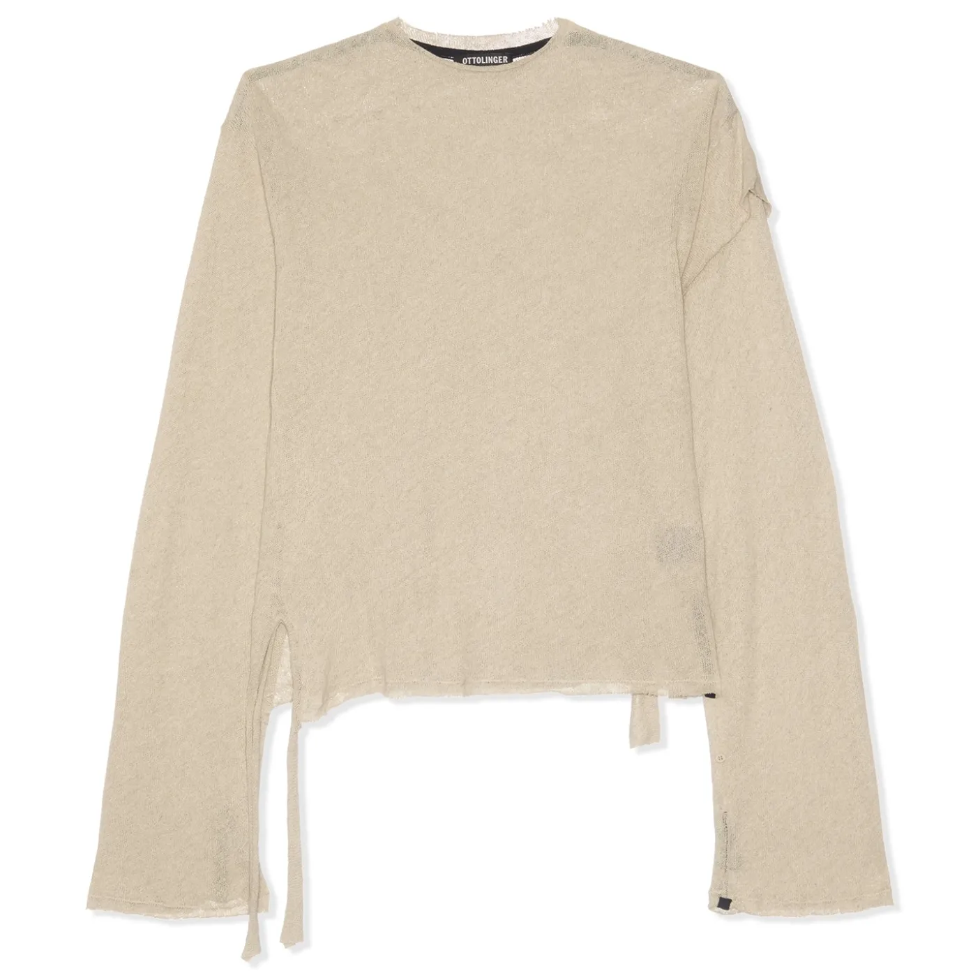 Ottolinger Knitted Deconstructed Linen Longsleeve