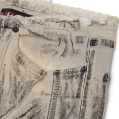 Ottolinger Raw-Edge Drape Denim Pants