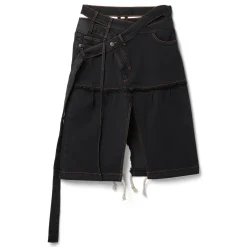 Ottolinger Signature Wrap Denim Skirt