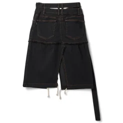 Ottolinger Signature Wrap Denim Skirt