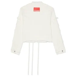 Ottolinger Woven Cropped Boxy Denim Jacket
