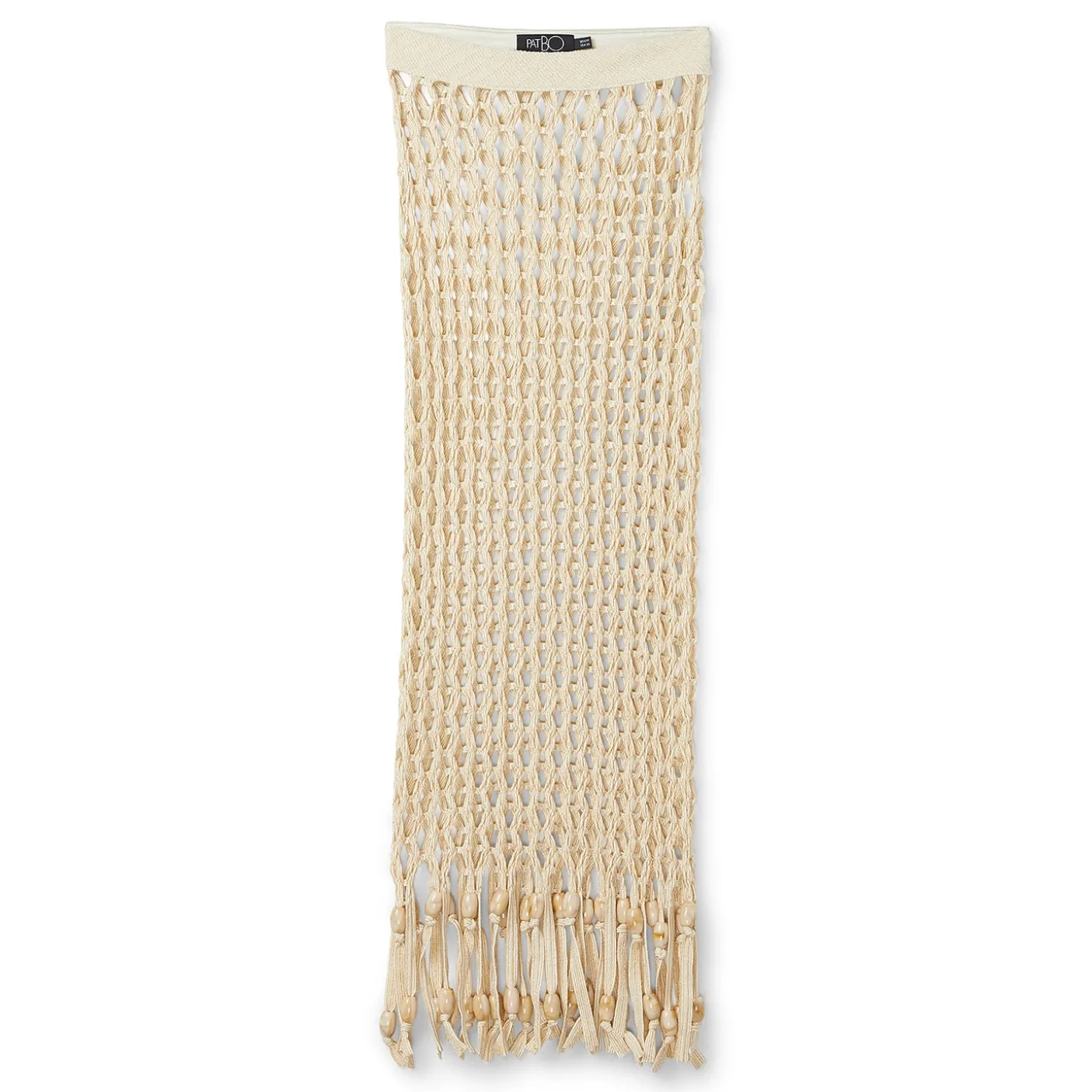 PatBO Beaded Beach Skirt