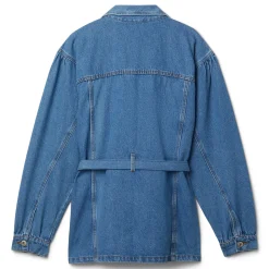 PatBO Hand-Beaded Denim Jacket