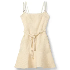 PatBO Metallic Knit Mini Dress