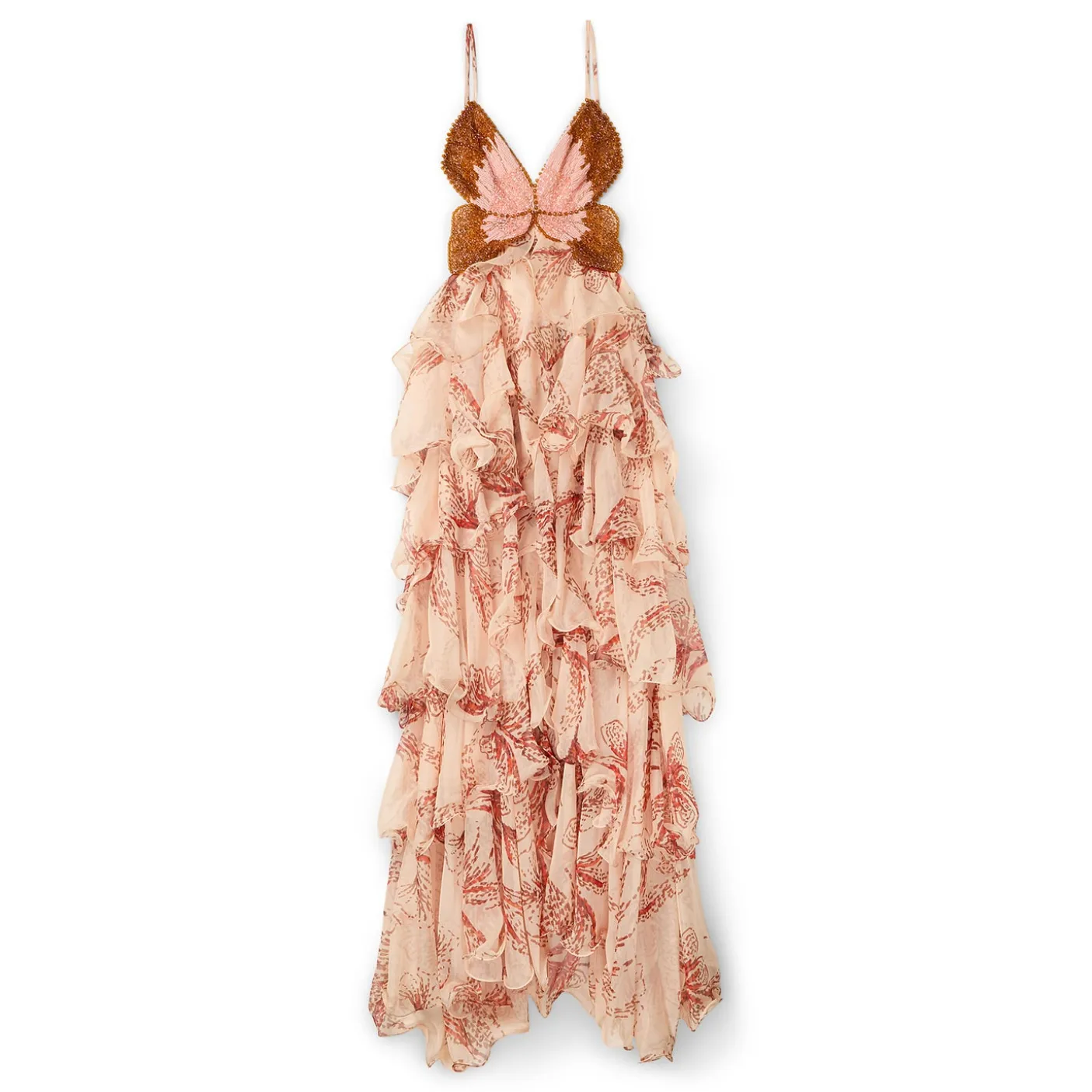 PatBO Runway Sunset Butterfly Maxi